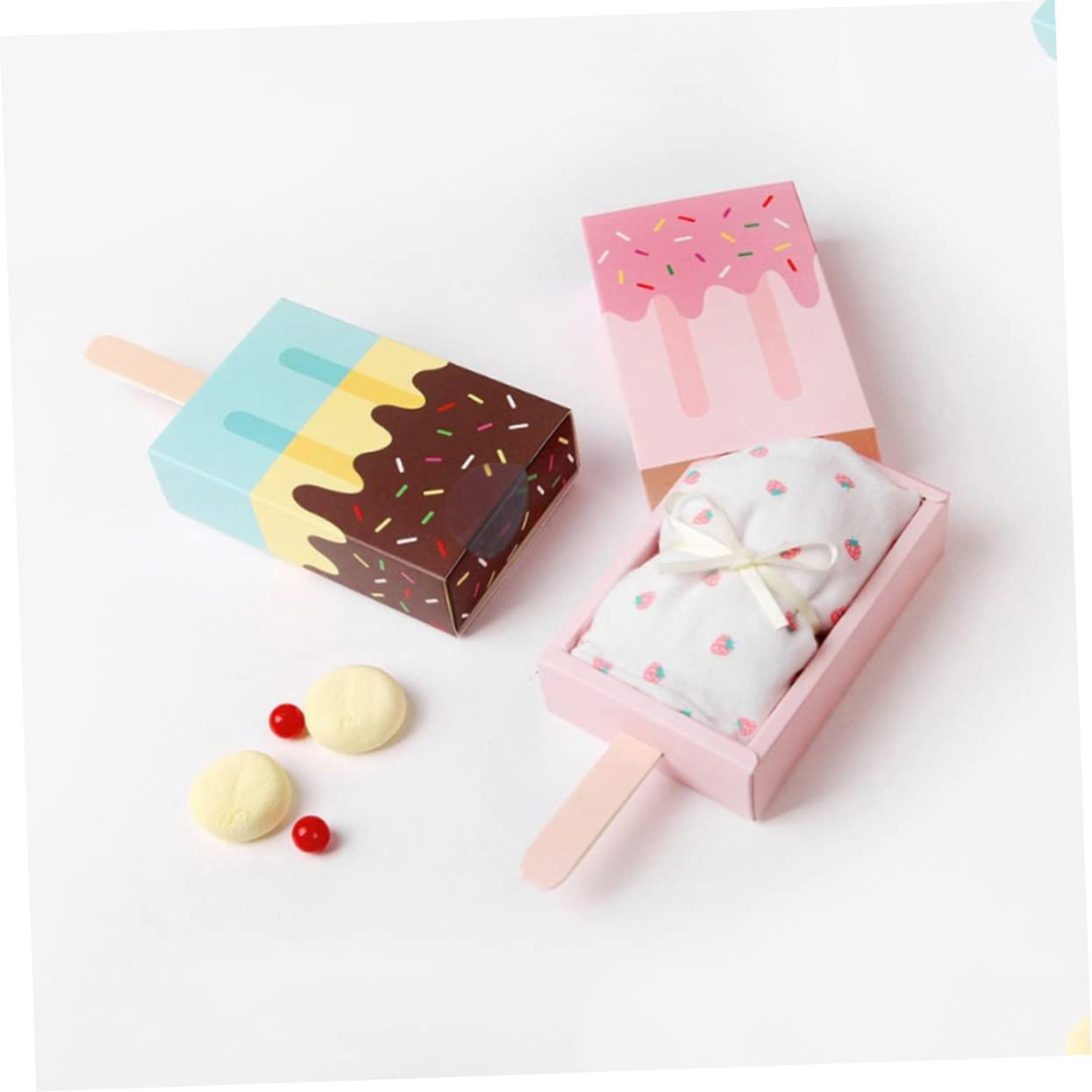 Amazon.co.jp: HAPINARY 20個ポップシクル型キャンディボックス